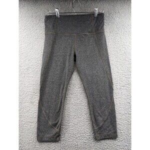 Athleta Salutation Women's size Medium Gray Capri Yoga Crop Leggings
